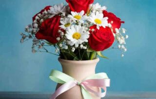 Roses, Daisies and Babies Breath for Teacher Appreciation
