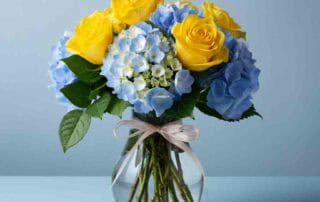 Roses and Hydrangea Summer Arrangement